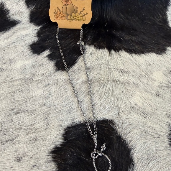 Justin Boots Jewelry - Justin Boots Twisted Silver Necklace